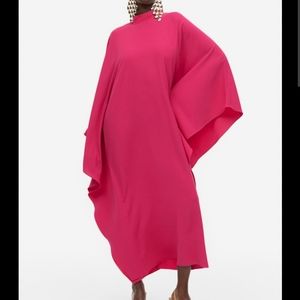 H&M pink.kaftan maxi dress worn once few hours